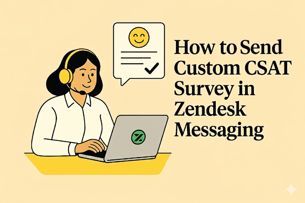 How to Send Custom CSAT Surveys in Zendesk Messaging Channels